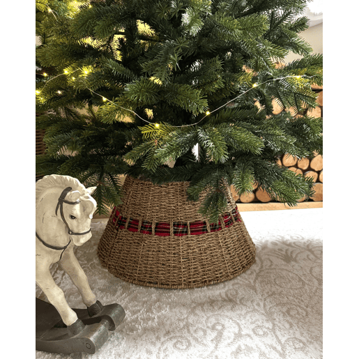 Saia para árvore de Natal MARCHE Alga Natural 50 cm