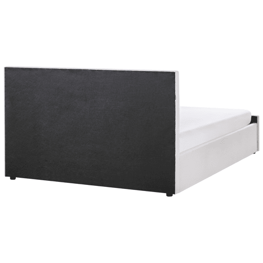 Cama baú Tecido AMIENS 180 x 200 cm Creme