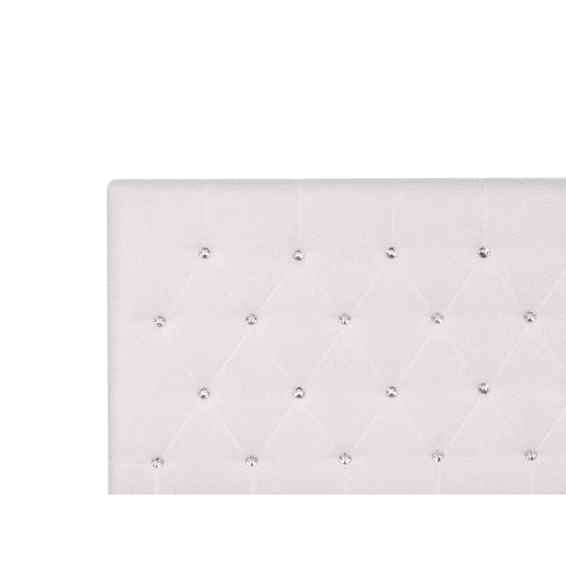 Cama baú Tecido AMIENS 180 x 200 cm Creme