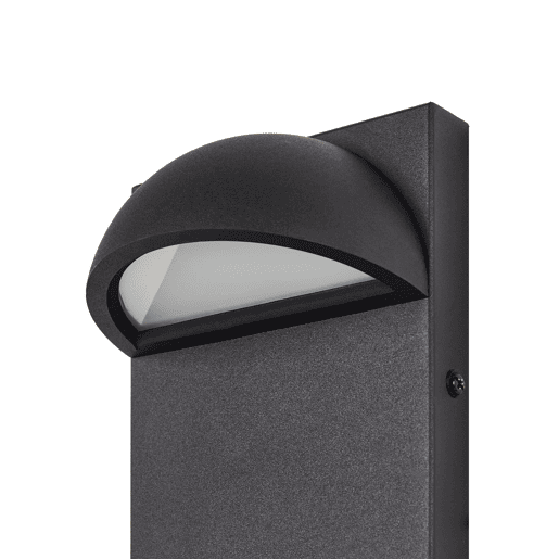 Beliani Iluminação LED de parede para exterior SAJUR