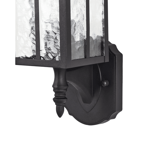 Iluminação de parede para exterior ALATA Preto
