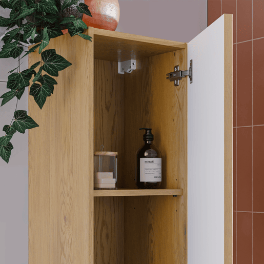 Conjunto móvel lavatório simples 60cm e coluna Isaline Carvalho
