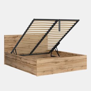 Cama box Edwin Madeira 160x200 incluindo base de ripas