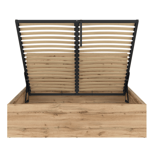 Cama box Edwin Madeira 160x200 incluindo base de ripas
