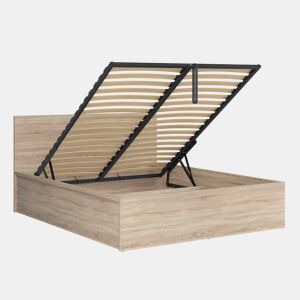 Cama box Edwin Madeira Clara 160x200 incluindo base de ripas