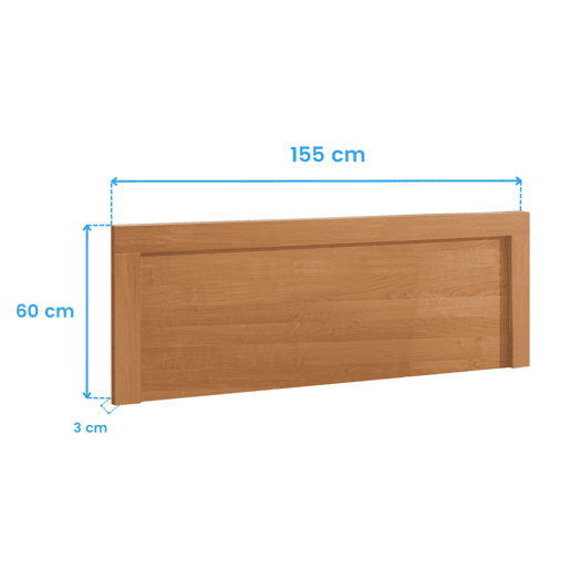 Cabeceira Clássica Cerejeira 155x60x3 cm para Quarto Cabeceira Clássica Cerejeira 155x60x3 cm para Quarto