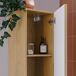 Conjunto mueble lavabo individual y columna Isaline Conjunto mueble lavabo individual y columna Isaline Madera
