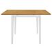 Conjunto de comedor sillas y mesa extensible Conjunto de comedor sillas y mesa extensible Blanco