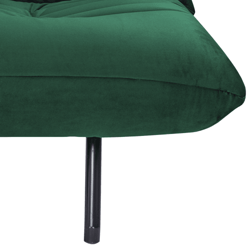 ANATOLE Sofá-cama de 3 lugares em veludo verde