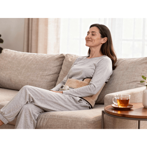 Cinto lombar com calor elétrico, relaxa tensões, descontrai e alivia áreas dolorosas