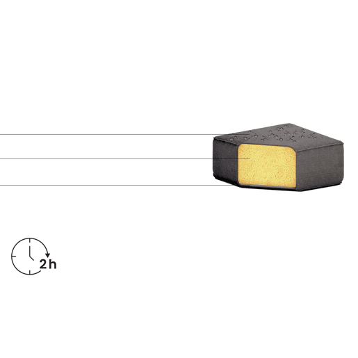 Espreguiçadeira com almofada AMELIA Metal Cinzento escuro
