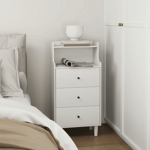 HOMCOM Cómoda com 3 Gavetas Cómoda de Quarto Estreita com Prateleiras Abertas Anti-Tombo Gaveteiro Alto para Sala de Estar Corredor 47x29x95 cm Branco Acinzentado HOMCOM Cómoda com 3 Gavetas Cómoda de Quarto Estreita com Prateleiras Abertas Anti-Tombo Gaveteiro Alto para Sala de Estar Corredor 47x29x95 cm Branco Acinzentado