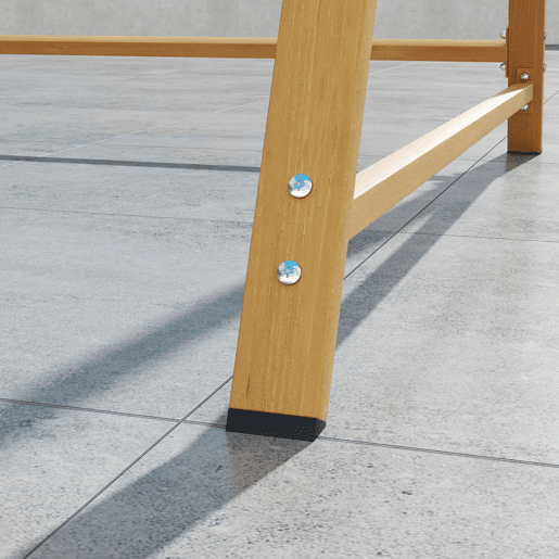 Outsunny Baloiço de Jardim de 2 Lugares Baloiço de Exterior com Toldo Ajustável e Estrutura de Metal Carga 240 kg 142x112x162 cm Madeira e Creme