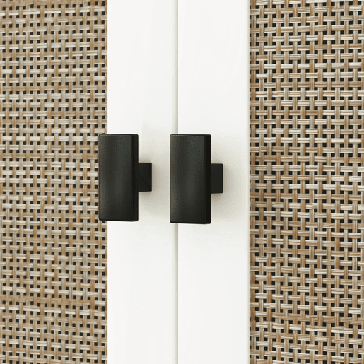 HOMCOM Móvel sobre Sanita Armário sobre Sanita com 2 Portas com Frente em Vime Compartimento e Prateleira Ajustável Móvel Casa de Banho 60x19,5x160 cm Branco