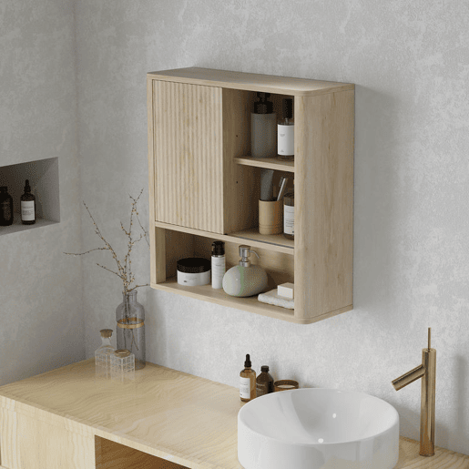 HOMCOM Armário de Casa de Banho de Parede Móvel de Casa de Banho com Prateleiras Ajustáveis Porta Deslizante Compartimentos e Desenho Elegante 60x20x62 cm Madeira HOMCOM Armário de Casa de Banho de Parede Móvel de Casa de Banho com Prateleiras Ajustáveis Porta Deslizante Compartimentos e Desenho Elegante 60x20x62 cm Madeira