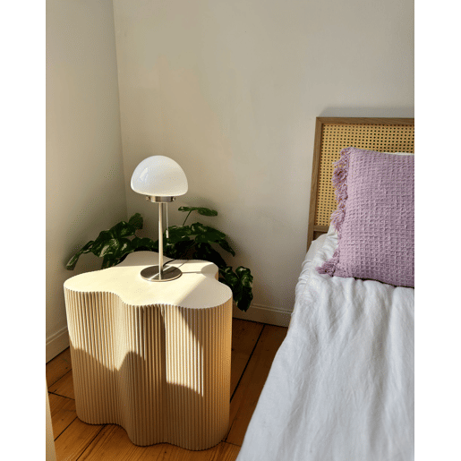 Mesa de apoio PERRY Branco creme Mesa de apoio PERRY Branco creme