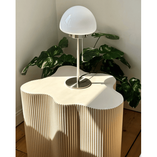 Mesa de apoio PERRY Branco creme Mesa de apoio PERRY Branco creme