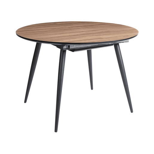 Mesa de jantar extensível SENIAC Castanho 110150 cm 112 cm