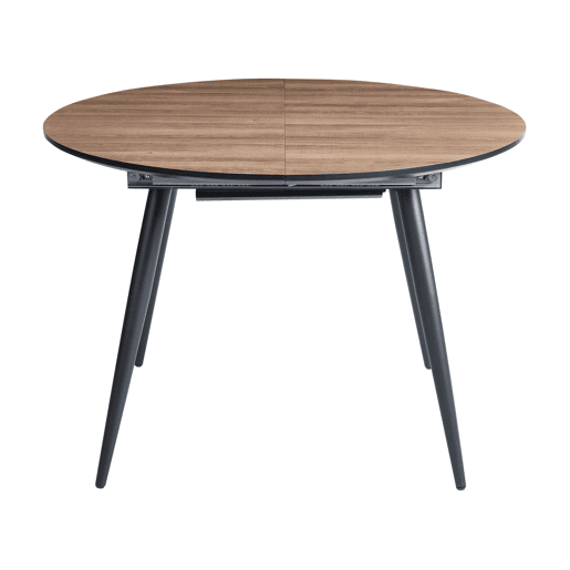 Mesa de jantar extensível SENIAC Castanho 110150 cm 112 cm