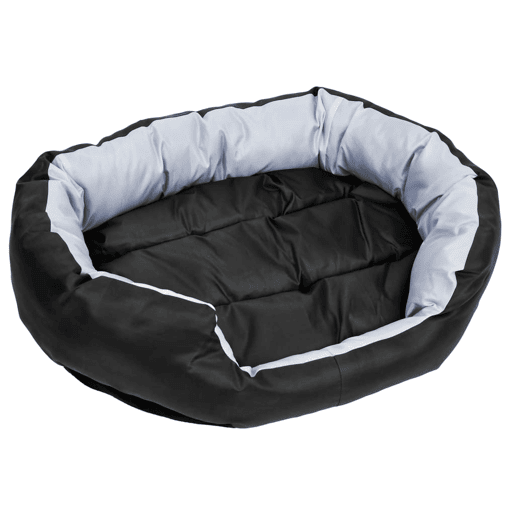 vidaXL Almofadão p cães reversível e lavável 85x70x20 cm cinzapreto vidaXL Almofadão p cães reversível e lavável 85x70x20 cm cinzapreto