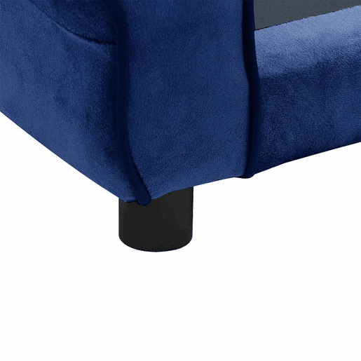 vidaXL Sofá para cães 72x45x30 cm pelúcia azul vidaXL Sofá para cães 72x45x30 cm pelúcia azul