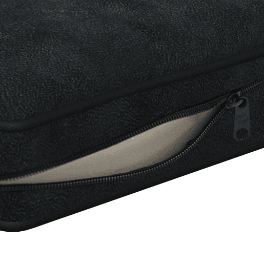 vidaXL Sofá para cães 72x45x30 cm pelúcia preto