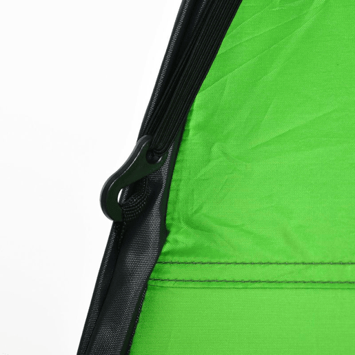 Outsunny Tenda de Duche Tenda de Privacidade Portátil com 1 Gancho Bolso Bolsa de Transporte e UV20+ para Duche Trocador Sanita 126x124x189 cm Verde