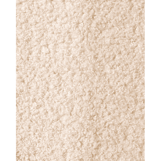 Conjunto de 2 cadeiras de jantar NOVI Bouclé Creme claro