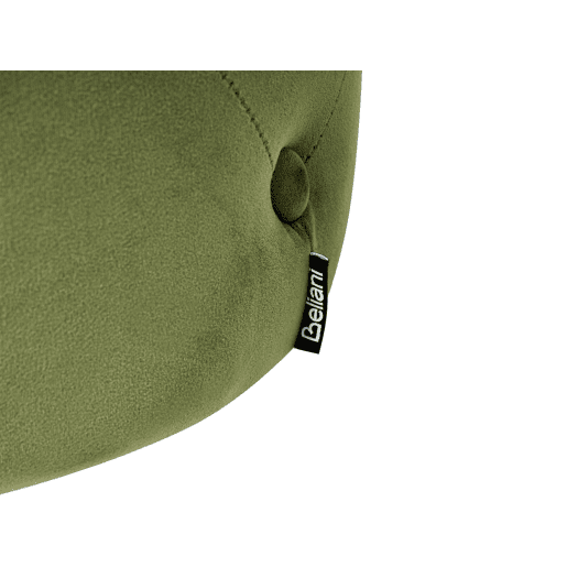 Pufe COROLLA Veludo Verde-oliva 40 cm 40 cm 40 cm