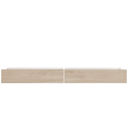 Conjunto de 2 gavetas para cama juvenil Eik na cor carvalho japonês 199x22x51 cm Conjunto de 2 gavetas para cama juvenil Eik na cor carvalho japonês 199x22x51 cm