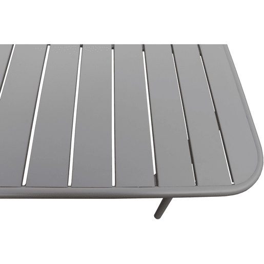 Mesa de jardim em metal Bilbao - 150 x 90 x 71 cm - Taupe Mesa de jardim em metal Bilbao - 150 x 90 x 71 cm - Taupe