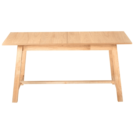 Mesa de jantar extensível BARNES Freixo claro 160200 cm 90 cm