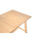 Beliani Mesa de comedor extensible BARNES Beliani Mesa de comedor extensible BARNES Marrón Claro