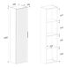 Conjunto mueble lavabo individual cesto de ropa y columna Adriel 100 Conjunto mueble lavabo individual cesto de ropa y columna Adriel 100 Beige