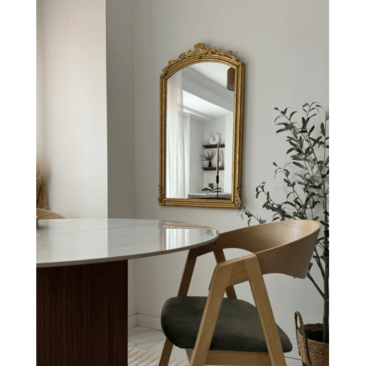 Espelho GORGES 55 cm 96 cm Metal Dourado