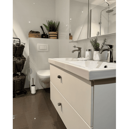 Conjunto de 4 acessórios para a casa de banho SUCHES Branco