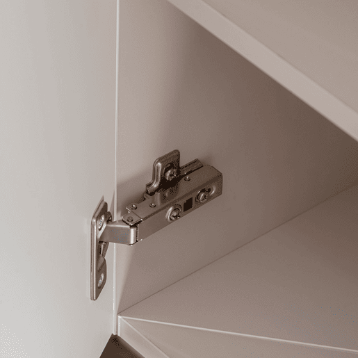 Móvel de casa de banho simples Manoa Caxemira e Madeira 60cm 2 portas