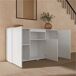 Aparador Salón comedor 3 puertas Nevada Muebles Bonitos 140 Aparador Salón comedor 3 puertas Nevada Muebles Bonitos 140 Blanco