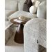 Beliani Mesa auxiliar Hierro CORELLA 45x45 Beliani Mesa auxiliar Hierro CORELLA 45x45 Marrón