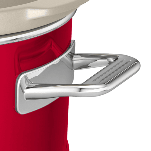 SWAN SF17021RNEU Retro Slow Cooker 3,5L, Panela de Cerâmica Antiaderente sem PFOA e PTFE, 200, Vermelho