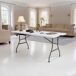 Mesa plegable de resina Yoevu, para interior y exterior 180x70 Mesa plegable de resina Yoevu, para interior y exterior 180x70 Blanco