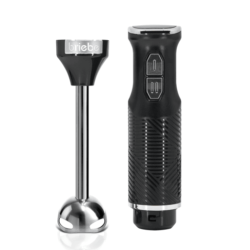 Briebe HB1173BLK Elegance Varinha, Misturador Stand Destacável, Lâminas Aço Inoxidável, 600, Preto