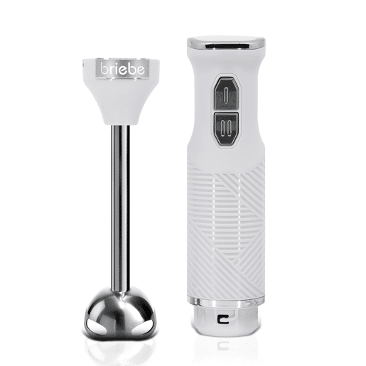 Briebe HB1173WHT Elegance Varinha, Misturador Stand Destacável, Lâminas Aço Inoxidável, 600, Branco