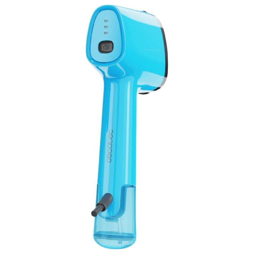 Ferro de passar roupa vertical Cecotec IronHero V-1500 Essential azul com base de cerâmica, potência de 1500 W e vapor contínuo