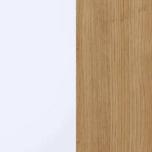 Aparador Kavos Up Blanco - Roble Nude 203 x 87 x 34,6 cm
