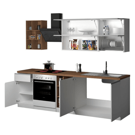 Cozinha Modular em Madeira Revestida