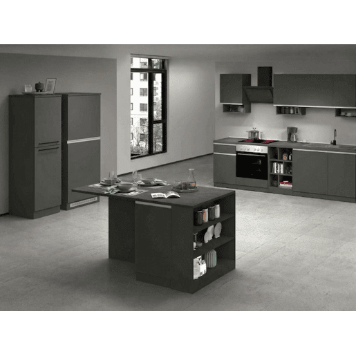 Cozinha com 31 Prateleiras em Madeira Laminada Cozinha com 31 Prateleiras em Madeira Laminada
