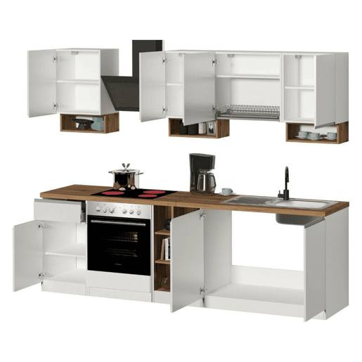 Cozinha Modular em Madeira Nobilitada