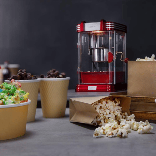 Máquina de pipocas Cecotec Fun&Taste Pu2019Corn Classic 300 W Vermelho Máquina de pipocas Cecotec Fun&Taste Pu2019Corn Classic 300 W Vermelho