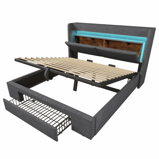 Max Home Estante fixa de canto em madeira 3 prateleiras 24x24x80 cm